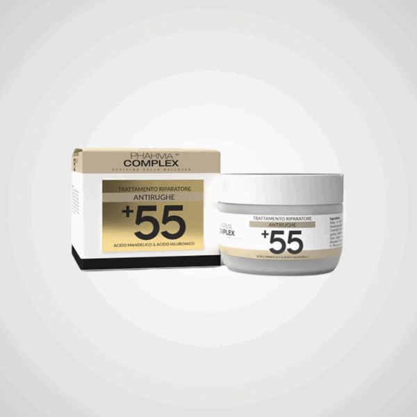 Crema viso RIPARATRICE +55-con acido mandelicoialuronico 50ml