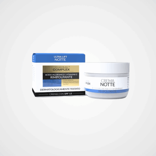 Crema viso NOTTE-anti agerimpolpanteacido ialuronicovitamina E 50ml