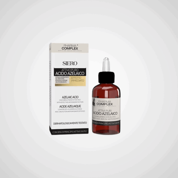 Siero viso ACIDO AZELAICO-effetto immediatoantiossidantedona luminosità 30ml
