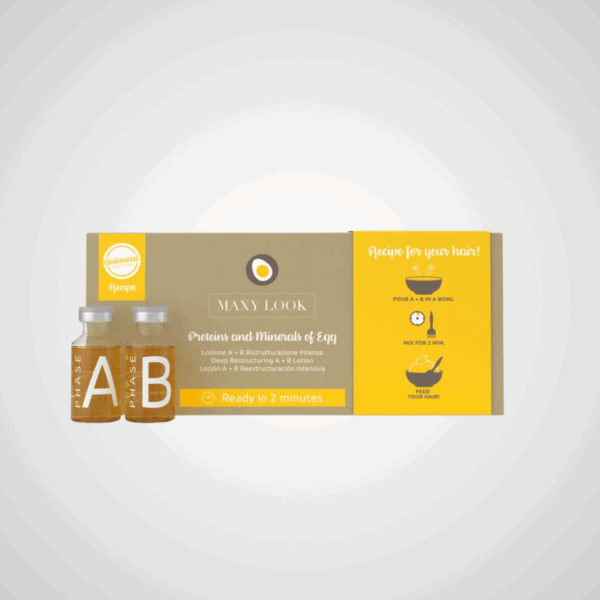 Proteins and Minerals of egg- ristrutturante e nutriente lozioni